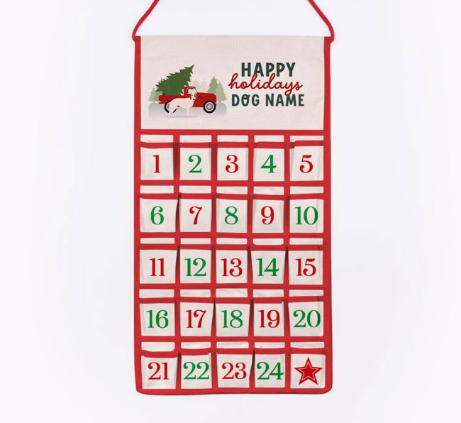 Happy Holidays: Personalized {breedFullName} Advent Calendar